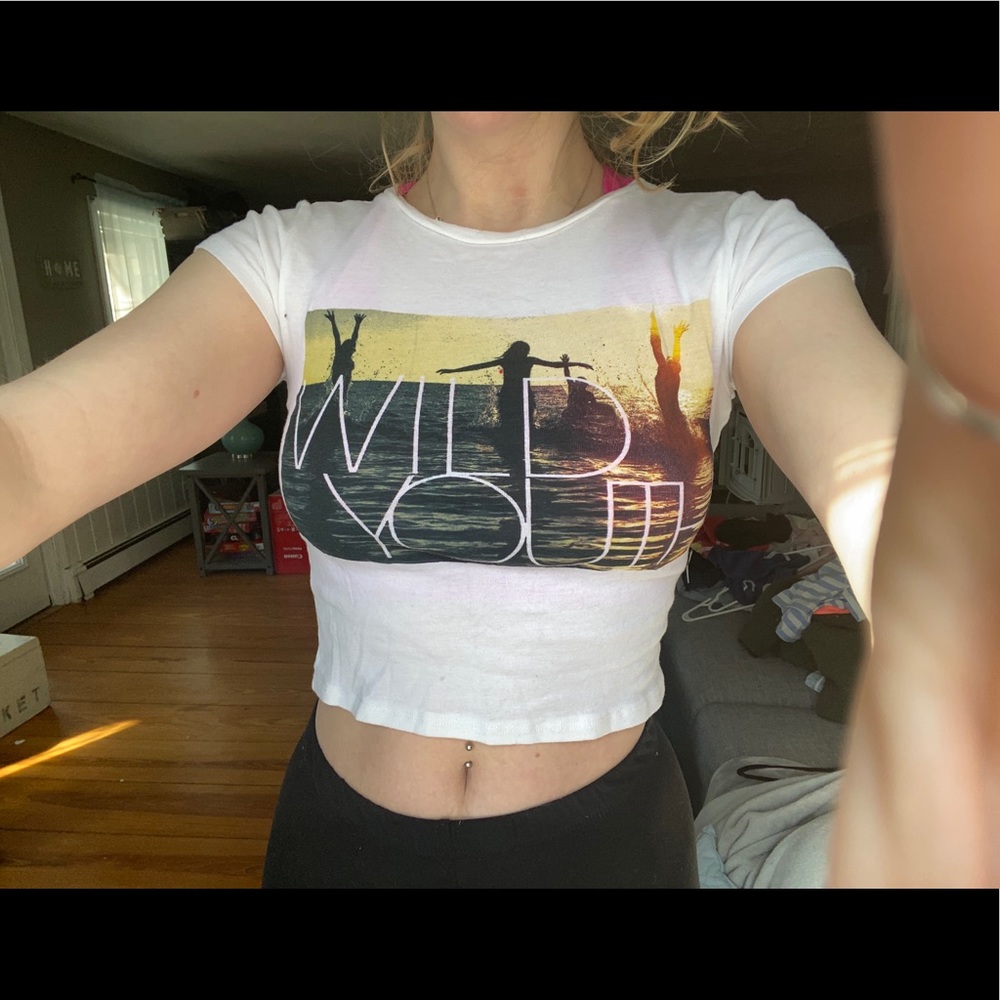 Wild youth crop top